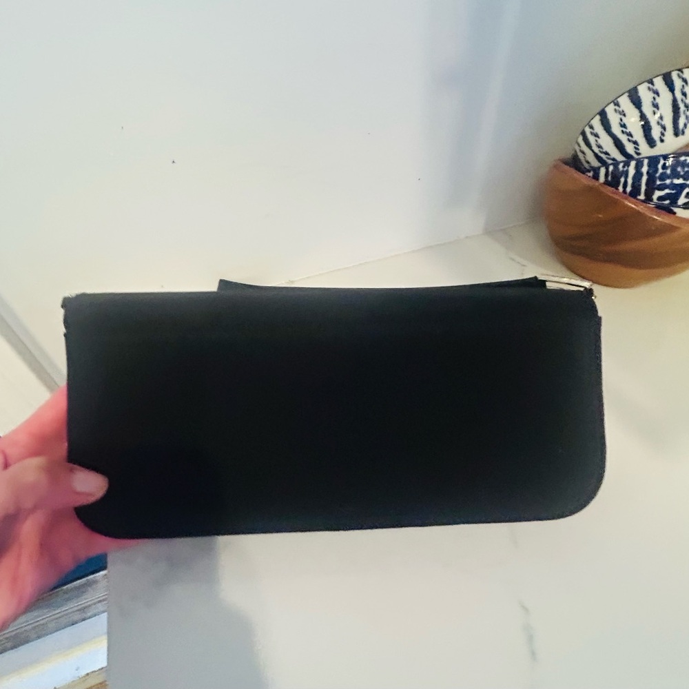 NWT Stewart Weitzman Jeweled Black Clutch. - Picture 5 of 5